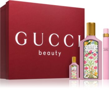 gucci flora gorgeous gardenia woda perfumowana 100 ml   zestaw 
