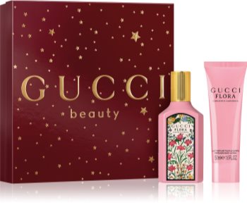 gucci flora gorgeous gardenia woda perfumowana 50 ml   zestaw