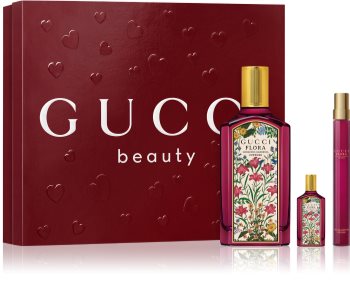 gucci flora gorgeous gardenia intense woda perfumowana 100 ml   zestaw  
