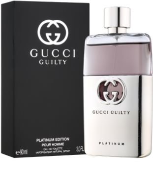 Gucci Guilty Platinum Pour Homme eau de toilette para hombre 90 ml
