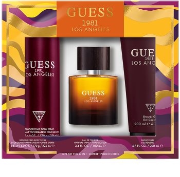 guess guess 1981 los angeles men woda toaletowa 100 ml   zestaw  