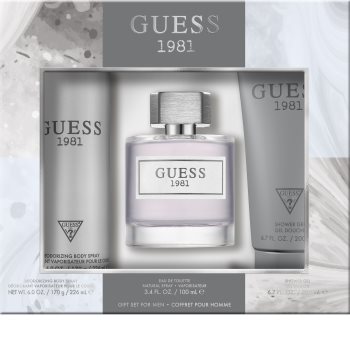 guess guess 1981 for men woda toaletowa 100 ml   zestaw 