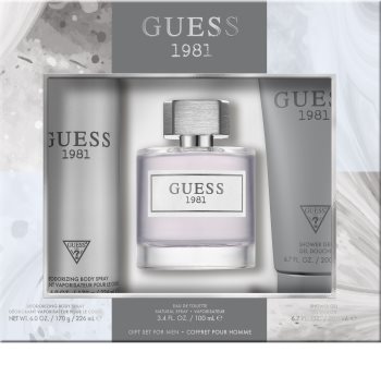 guess guess 1981 for men woda toaletowa 100 ml   zestaw