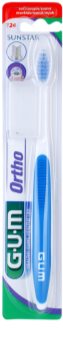 G.U.M Ortho 124 cepillo de dientes para usuarios de ortodoncia fija suave