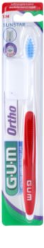 G.U.M Ortho 124 Toothbrush for Fixed Braces Soft