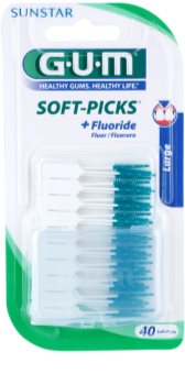 G.U.M Soft-Picks +Fluoride dentálne špáradlá large