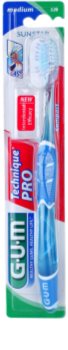 G.U.M Technique PRO Compact escova de dentes de viagem com tampa medium