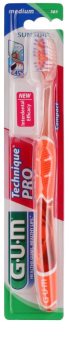G.U.M Technique PRO Compact szczoteczka do zębów z osłonką podróżną medium