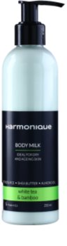 Harmonique White Tea & Bamboo tělové mléko proti stárnutí pokožky