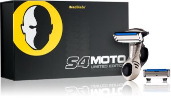 HeadBlade S4 Moto brivnik + nadomestne britvice 4 kos
