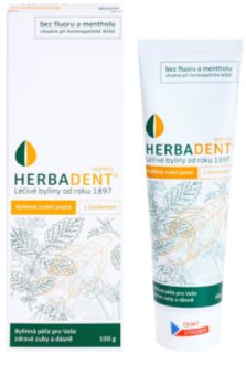 Herbadent Homeo паста за зъби с женшен