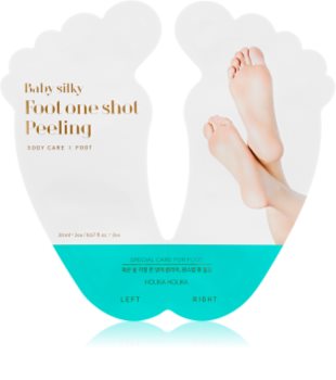 Holika Holika Baby Silky Foot máscara esfoliante para a pele rachada dos pés + meias