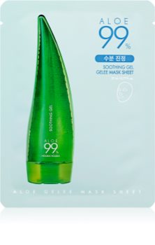 Holika Holika Aloe 99% máscara gelatinosa para pele sensível e com vermelhidão