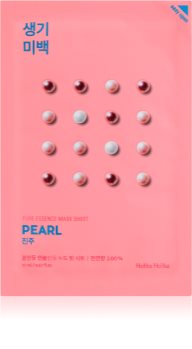Holika Holika Pure Essence Mask Sheet Pearl masque tissu illuminateur