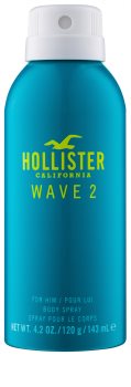 Hollister Wave 2 spray corpo per uomo 143 ml