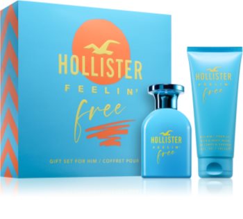 hollister feelin' free for him woda toaletowa 100 ml   zestaw 