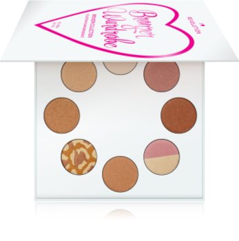 I Heart Revolution Highlighter Wardrobe paleta rozjasňovačov