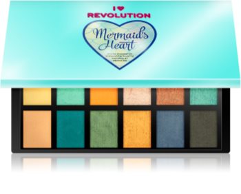 I Heart Revolution Mermaids Heart палітра тіней