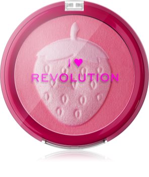 I Heart Revolution Fruity Blusher Strawberry blush compact