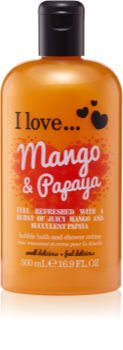 I love... Mango & Papaya sprchový a kúpeľový krém