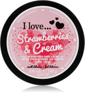 I love... Strawberries & Cream unt pentru corp