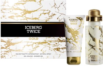 iceberg twice gold woda toaletowa 125 ml   zestaw 