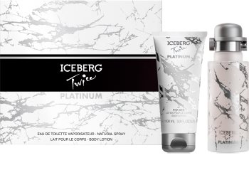 iceberg twice platinum woda toaletowa 125 ml   zestaw 