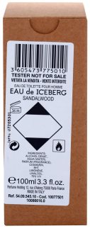 Iceberg Eau de Iceberg Sandalwood woda toaletowa tester dla mężczyzn 100 ml