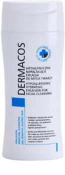 Ideepharm Dermacos Dry Sensitive Allergic Skin emulsão de limpeza hipoalergénica com efeito hidratante