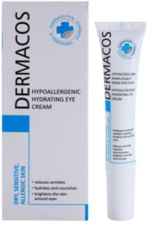 Ideepharm Dermacos Dry Sensitive Allergic Skin hypoalergiczny krem pod oczy o dzłałaniu nawilżającym