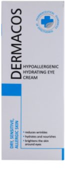 Ideepharm Dermacos Dry Sensitive Allergic Skin hypoalergiczny krem pod oczy o dzłałaniu nawilżającym