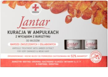 Ideepharm Medica Jantar tratament regenerator pentru parul deteriorat si fragil
