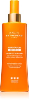 Institut Esthederm Adaptasun Sensitive latte abbronzante protettivo ad alta protezione UV
