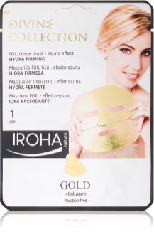 Iroha Divine Collection Gold & Collagen vlažilna in hranilna maska z učvrstitvenim učinkom