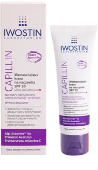 Iwostin Capillin lahka krepilna krema za razpokane žilice SPF 20