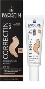 Iwostin Max Correctin стійкий матуючий флюїд для чутливої шкіри SPF 30