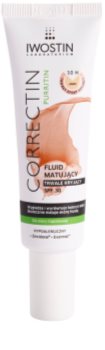 Iwostin Purritin Correctin masca de acoperire mata pentru piele cu acnee SPF 30