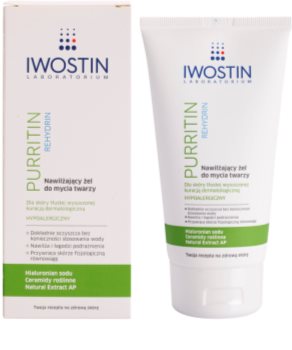 Iwostin Purritin Rehydrin vlažilni gel za umivanje za izsušeno in razdraženo kožo zaradi zdravljenja aken