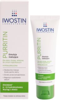 Iwostin Purritin mattierende Emulsion für fettige Haut mit Neigung zu Akne