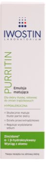 Iwostin Purritin mattierende Emulsion für fettige Haut mit Neigung zu Akne