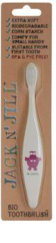 Jack N' Jill Hippo Organic Tootbrush for Kids Extra Soft