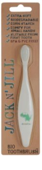 Jack N’ Jill Dino brosse à dents pour enfant bio extra soft