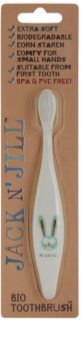 Jack N’ Jill Bunny brosse à dents pour enfant bio extra soft