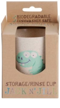 Jack N' Jill Dino Becher aus Bambus - und Reisspreu