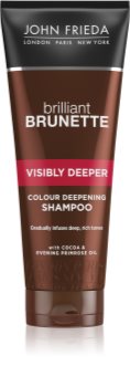 John Frieda Brilliant Brunette Visibly Deeper Radiance Shampoo For Brown Hair Shades