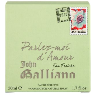 John Galliano Parlez-Moi d'Amour Eau Fraîche eau de toilette pour femme 50 ml