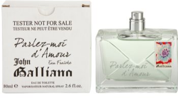John Galliano Parlez-Moi d'Amour Eau Fraîche woda toaletowa tester dla kobiet 80 ml