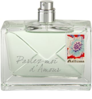 John Galliano Parlez-Moi d'Amour Eau Fraîche woda toaletowa tester dla kobiet 80 ml