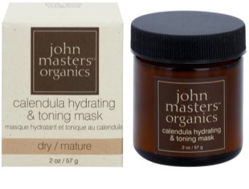 John Masters Organics Calendula vlažilna maska za toniranje obraza