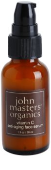 John Masters Organics Dry to Mature Skin odmładzające serum do twarzy z witaminą C